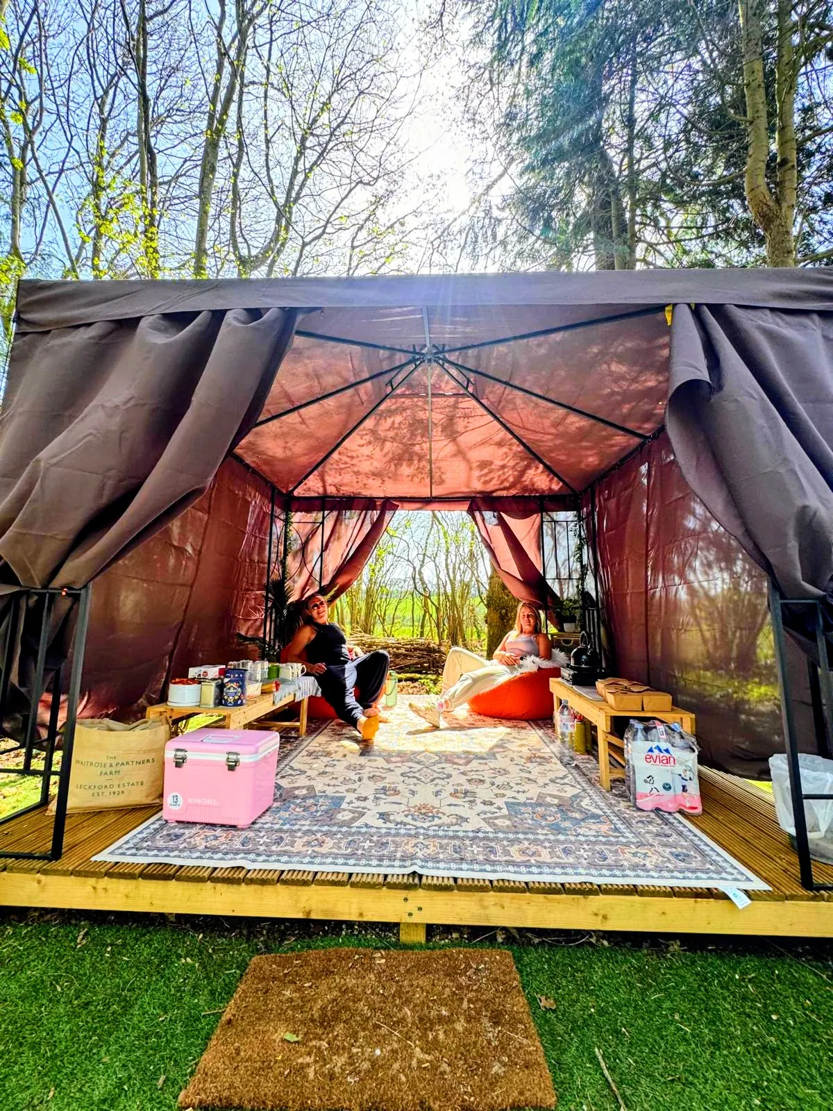 The therapy tent